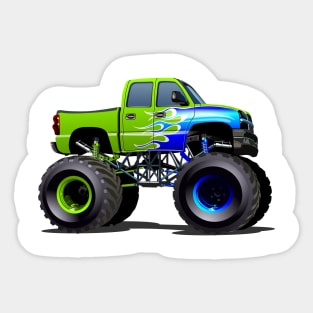 Cartoon monster truck Sticker